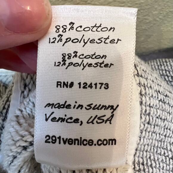 291 Venice Womens Full Zip Gray Moto Sweater Jacket Size 2 - Picture 12 of 12